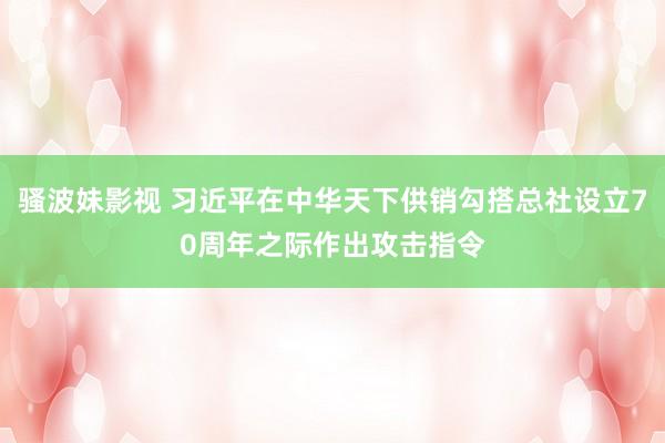 骚波妹影视 习近平在中华天下供销勾搭总社设立70周年之际作出攻击指令